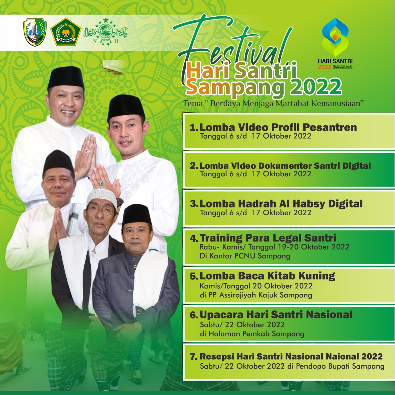 Festival Hari Santri Sampang 2022, Berdaya Menjaga Martabat Kemanusiaan